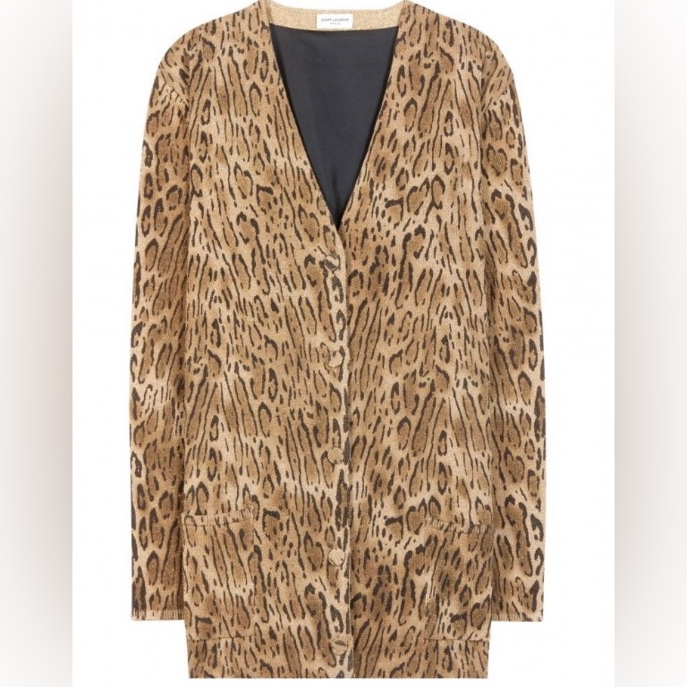 Saint Laurent Runway Lame Sweater Size XS-S NWOT